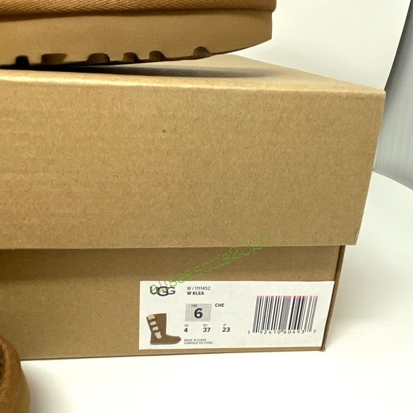 UGG Klea Che Women’s Boot Tan Suede Fur - Picture 7 of 11